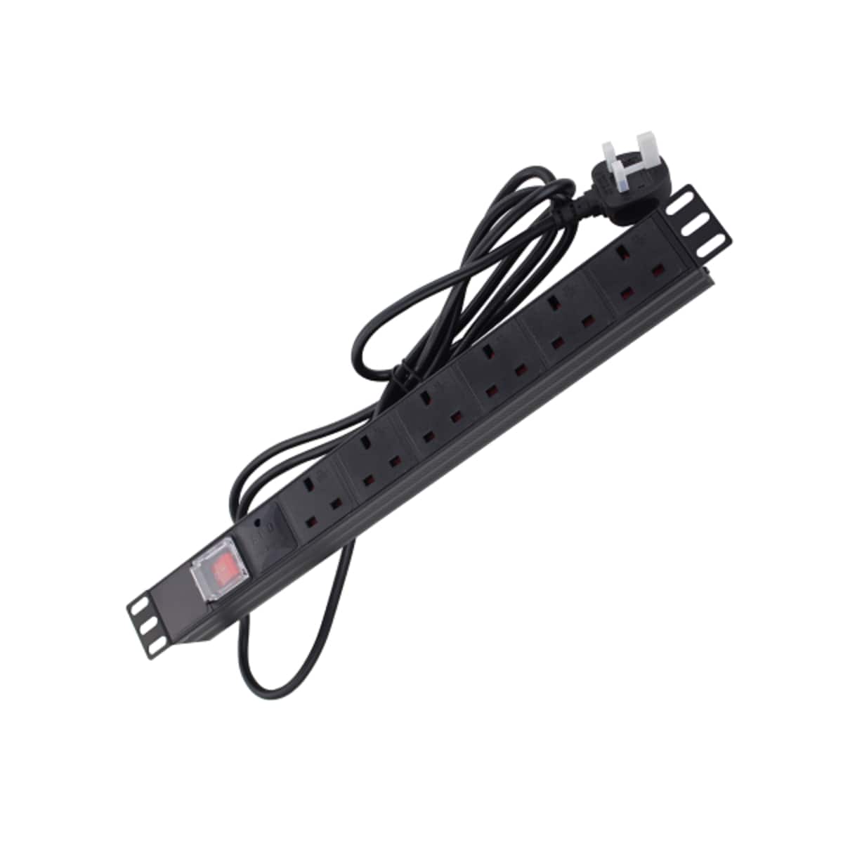 6-Way 1U 19-inch Horizontal Rackmount PDU W Surge Protection 6-Way 1U 19-inch Horizontal Rackmount PDU W/ Surge Protection