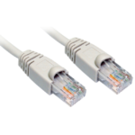 Grey 3m CAT5e Booted Ethernet Patch Cable