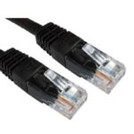 Black 0.25m CAT6 Ethernet Cable 10 Pack