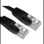 Black 0.25m CAT6 Ethernet Cable Ten Pack