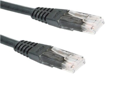 CAT6 Black 2m Ethernet Patch Cable