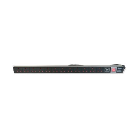 12-Way Vertical Rackmount PDU w/ Surge Protection
