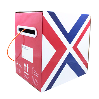 Connectix Orange 001-003-003-08 U/FTP Solid Ethernet CAT6a Cable Reel / Box