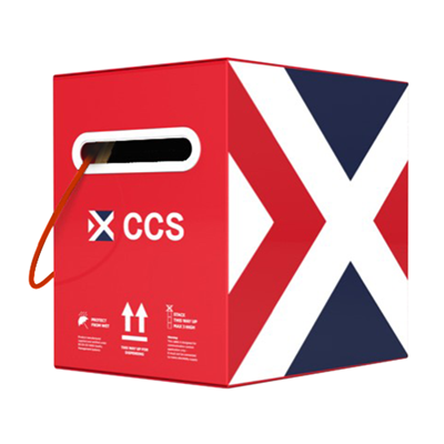 Connectix Red 001-003-007-05 S/FTP Stranded CAT6a Cable Reel / Box