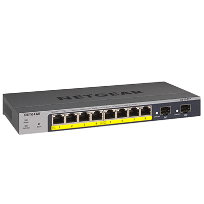 NETGEAR 8 Port Gigabit PoE+Switch Smart Managed(GS110TP-300EUS)