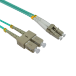 EssCable FB3M-LCSC-020 2m Multimode Duplex LC to SC Fibre Patch Lead