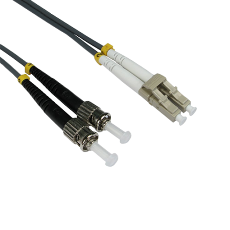 EssCable FB1M-LCST-050 5m Multimode Duplex LC to ST Fibre Patch Lead (OM1)