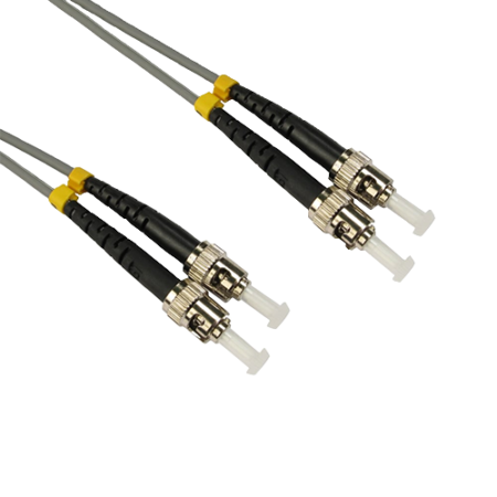 EssCable FB1M-STST-100 10m Multimode Duplex ST to ST Fibre Patch Lead (OM1)