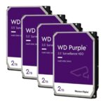 WD WD22PURZ-4HDD Purple Surveillance 2TB 3.5 inch SATA Hard Drive