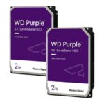 WD WD22PURZ-2HDD Purple Surveillance 2TB 3.5 inch SATA Hard Drive