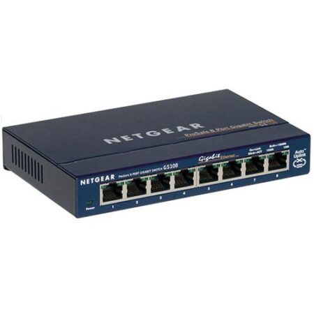 NETGEAR GS108 8-Port Gigabit Switch