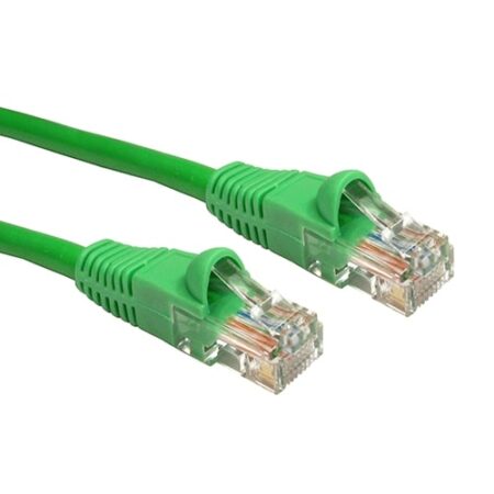CAT6 Booted Green 1m Ethernet Patch Cable