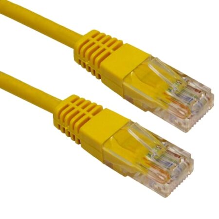 CAT6 Yellow 1m Ethernet Patch Cable