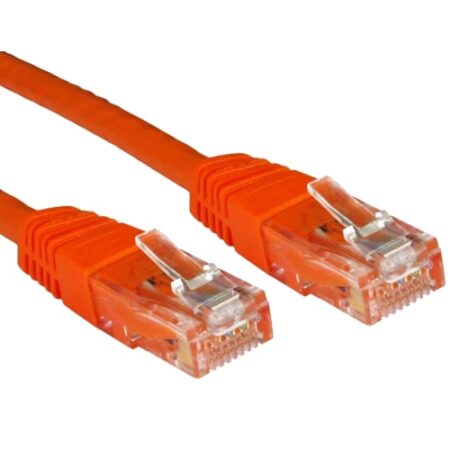 CAT6 Orange 1m Ethernet Patch Cable