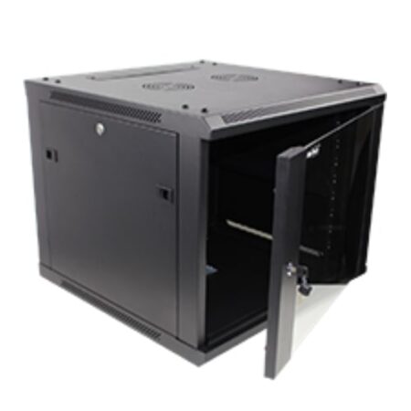 Allrack CAB9WB550BK 9U Wall Mounted Data Cabinet