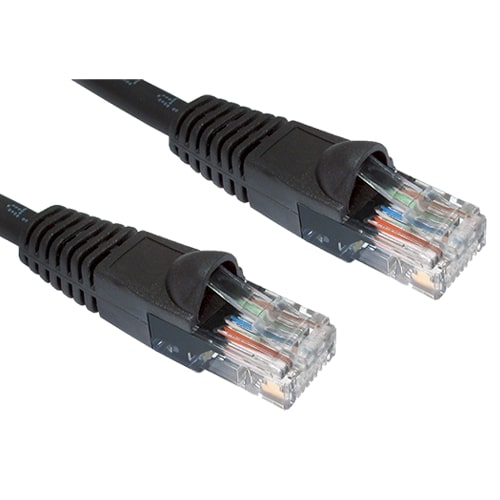 B6-501K-10X Booted black 1m cable