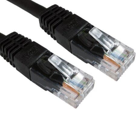 CAT5e Black 1.5m Ethernet Cable Ten Pack