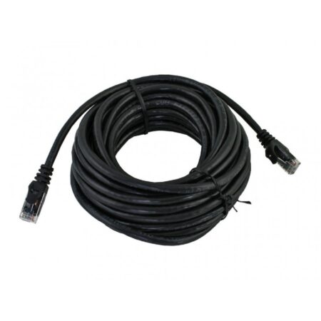 Black External Cat6 UTP LDPE RJ45 Patch Leads