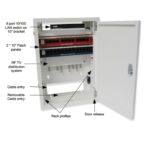 Connectix RR-W6-8-S Slim Line 8U Home Cabinet