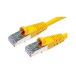 CAT6a Shielded Yellow 2m Ethernet Patch Cable