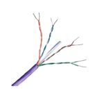 Connectix 001-003-005-25 UUTP 100m Purple CAT6 Cable Reel  Box