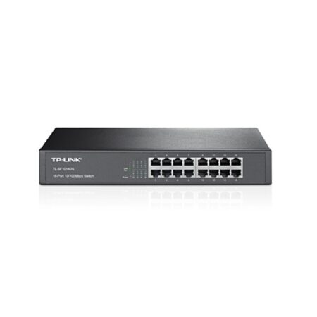 TP-LINK TL-SF1016DS 16-Port Unmanaged Rackmount Fast Ethernet Switch