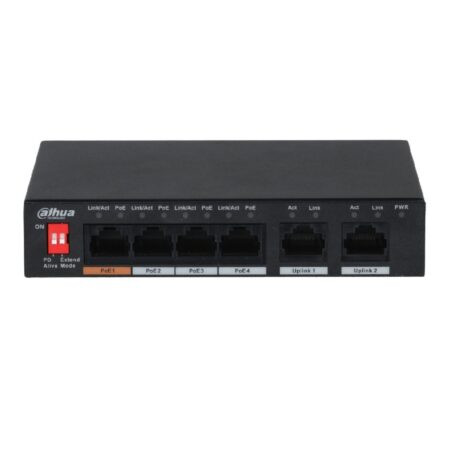 Dahua PFS3006-4ET-60-V2 6-Port Unmanaged Desktop Switch 4 PoE