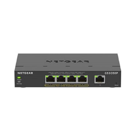 NETGEAR GS305EP 5-Port Desktop Gigabit PoE+ Switch