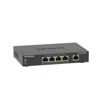 NETGEAR GS305EPP Plus 5-Port Desktop Gigabit PoE+ Switch