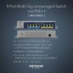 NETGEAR MS108UP 8-Port Unmanaged 2.5-Gigabit PoE++ Switch
